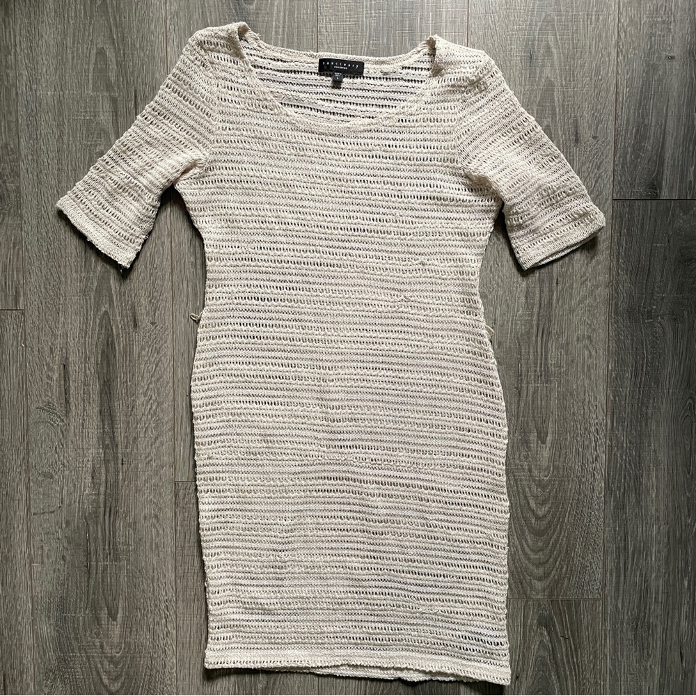 Sanctuary Mesh Tan Cover Up large